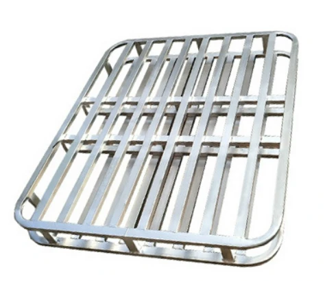 Round Corners Double Deck Steel Pallets1