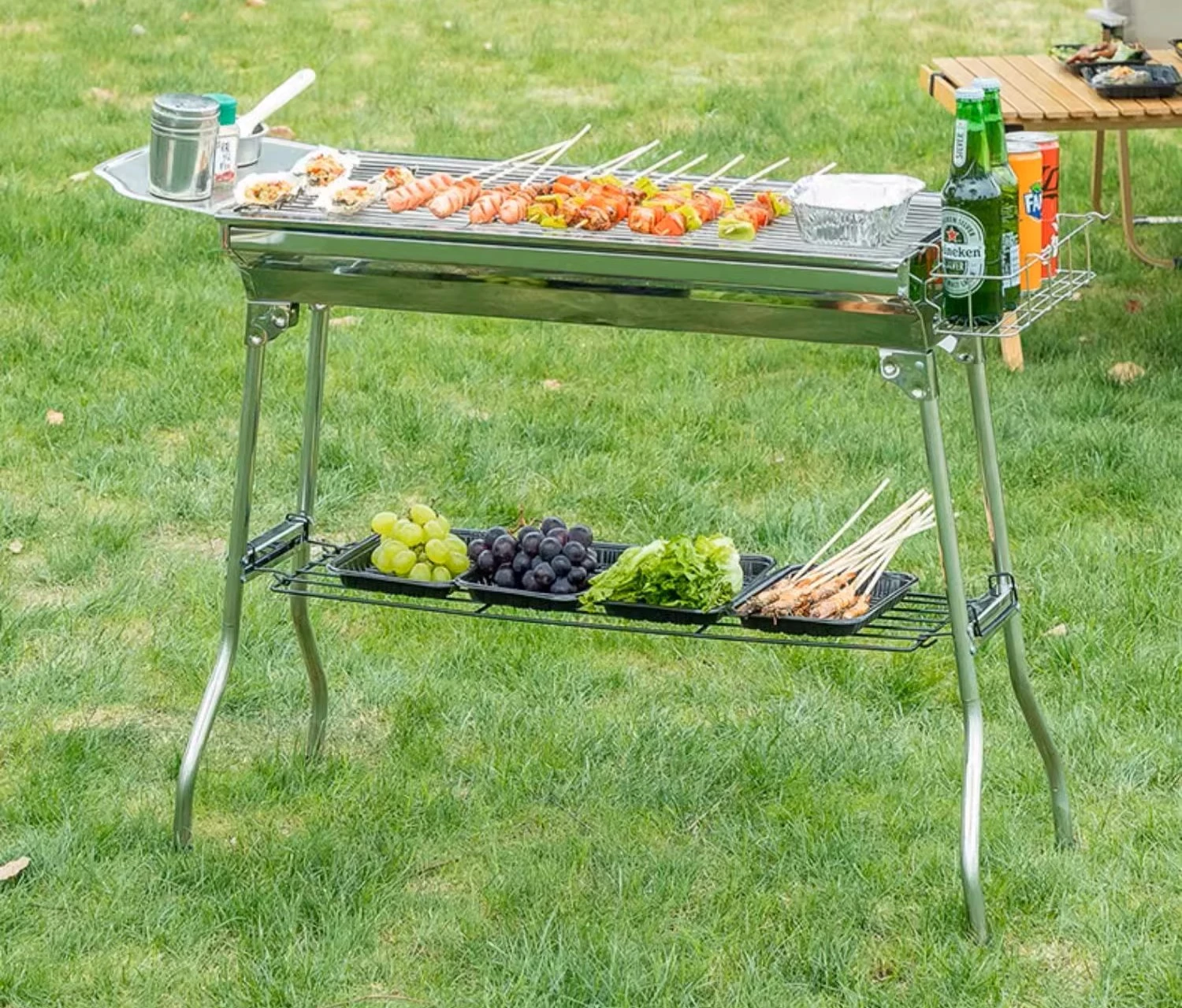 Portable Folding Charcoal BBQ Grill