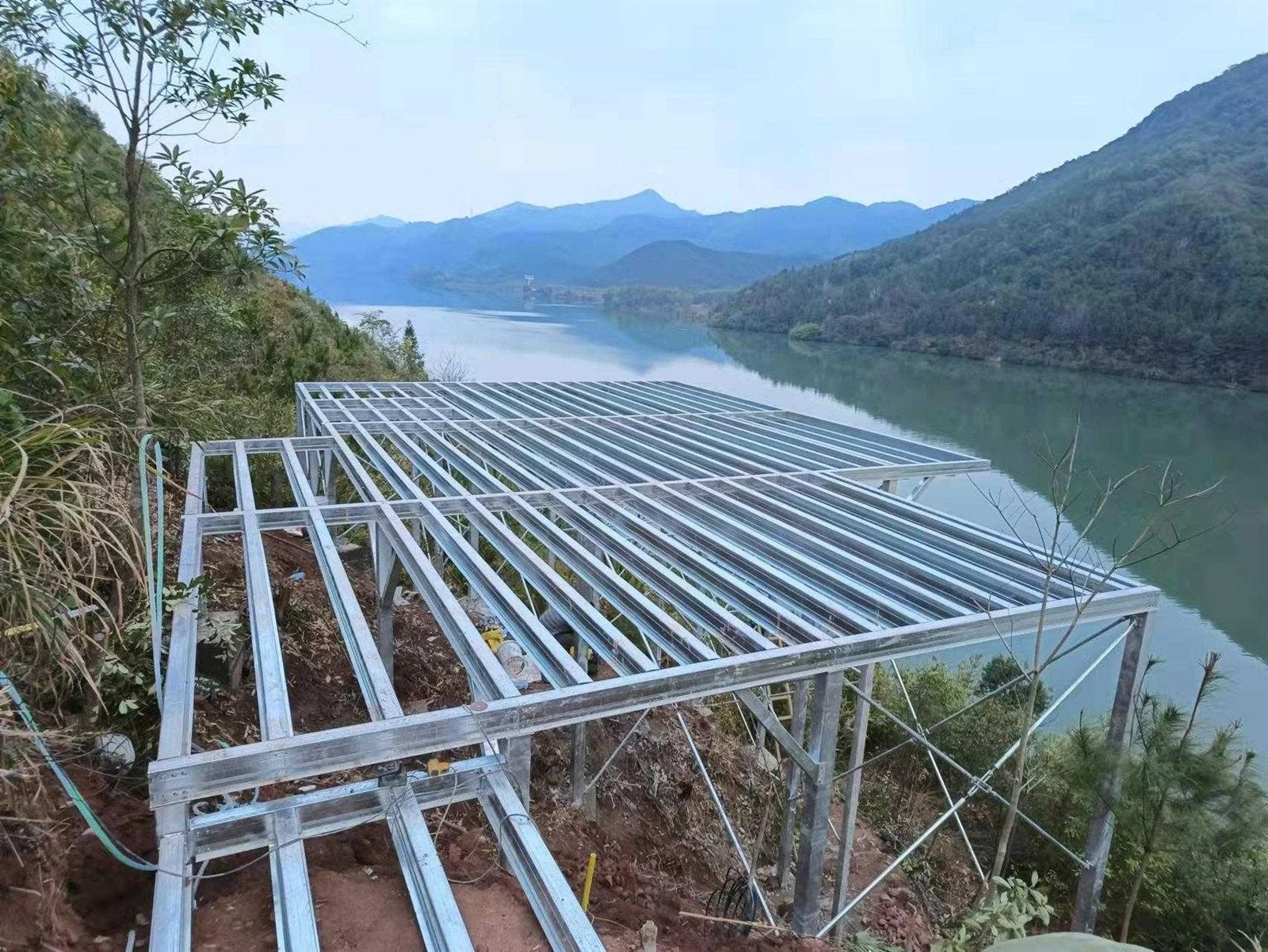 steel deck framing plan