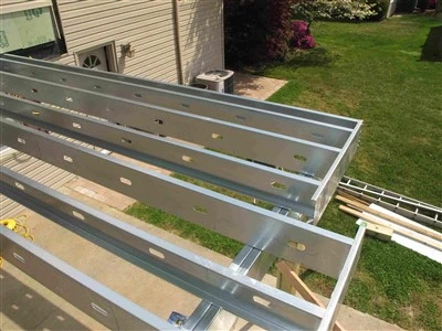Building A Deck With Steel Frame