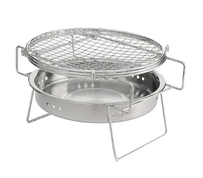 Portable Round Mini Charcoal Barbeque Grills