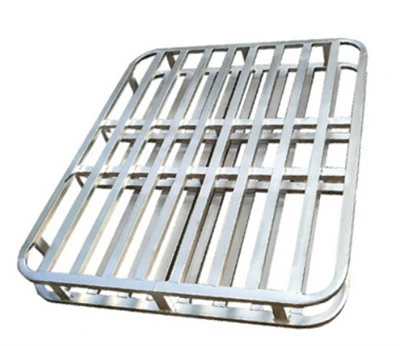Round Corners Double Deck Steel Pallets